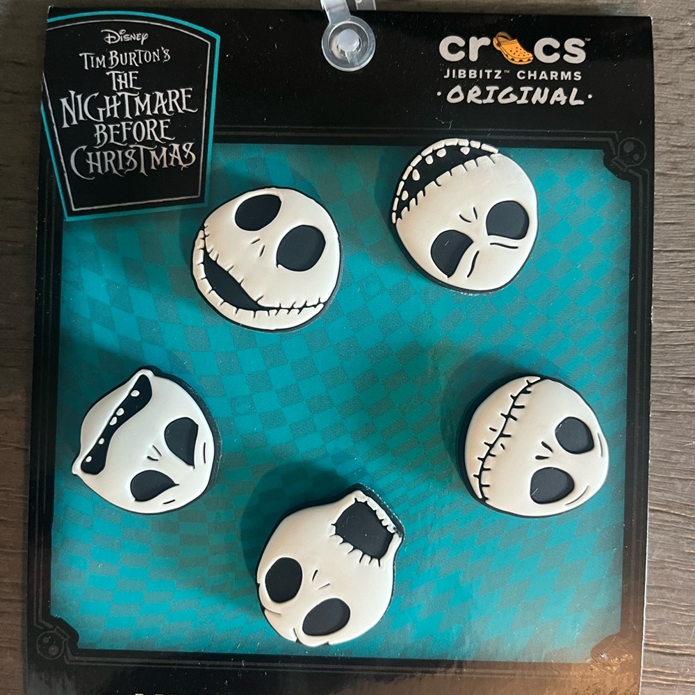 Disney Nightmare Before Christmas Jibbitz Charms - Jack Skellington 5 Pack